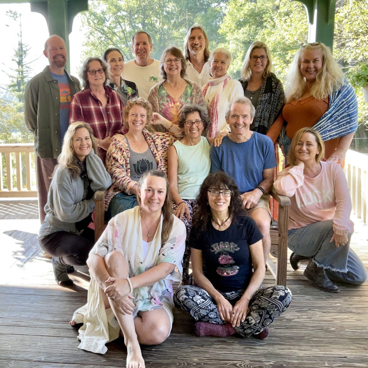 Group breathwork creates connections during Valle Crucis Retreat 2026 in the Blue Ridge Mountains.